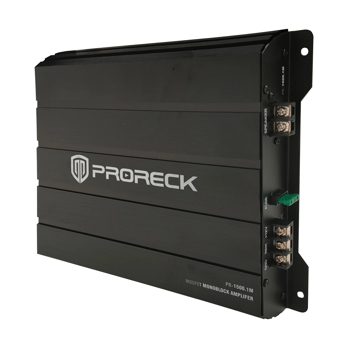 PRORECK PR-122M 1500W Dual 12" Car Subwoofer Enclosure Audio with Subwoofer,Mono Block Amplifier and Wiring Installation Kit