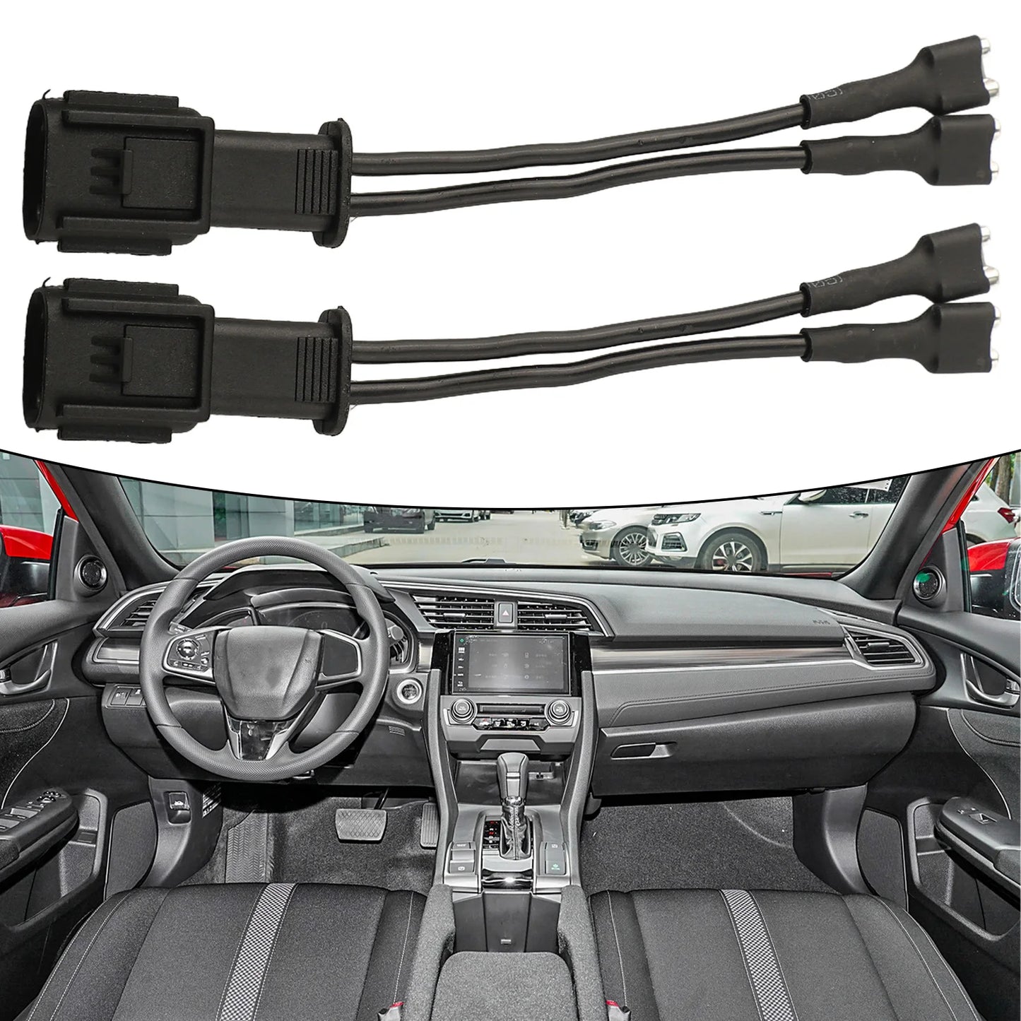 2pcs Car Speaker Stereo Wiring Cable Adapter For Honda Civic For Accord Car Speaker Connect Adapter Wire Car Accessories