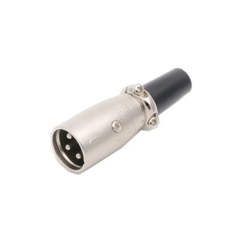 90 Degree Angle 3Pin XLR Male and Female Microphone Audio Cable Connector Metal Cannon Cable Plug Terminals 3Core XLR Mixer Plug
