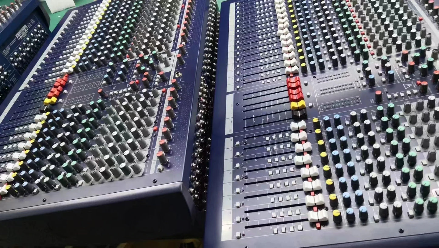 LX9-16/24/32 Channel Professional audio mixer 6aux 2 stereo audio mixing console GB30 MIC preamplfier stereo sound craft mixer