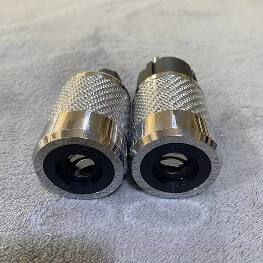 HiFi Power Cable FI-E50 FI-50 (R) Plug Schuko Fever Audio Cable OCC Rhodium Carbon Fiber EU/US C15 Plug
