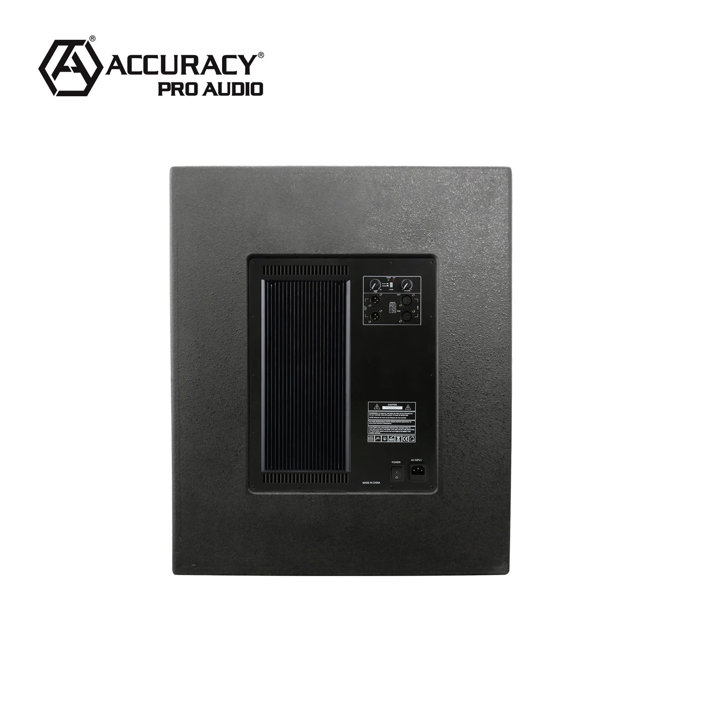 Accuracy Pro Audio WHN15APS1 15 Inch Active Wooden Class H Amplifier Box Professional Audio 15" Powered Subwoofers Speakers