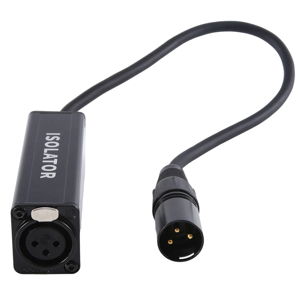 Audio Cable Isolator XLR Eliminates Noise Ground Loop Audio Isolator Current Sound Eliminates Noise, Female to Male XY