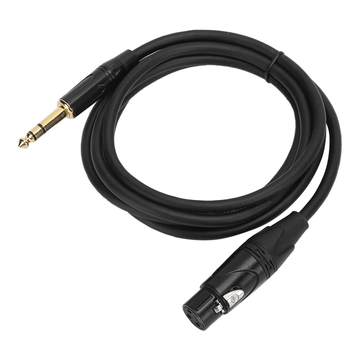 JORINDO XLR Female to 1/4in 6.35mm Jack Balanced Signal Interconnect Cable Microphone Cord XLR Patch Cable