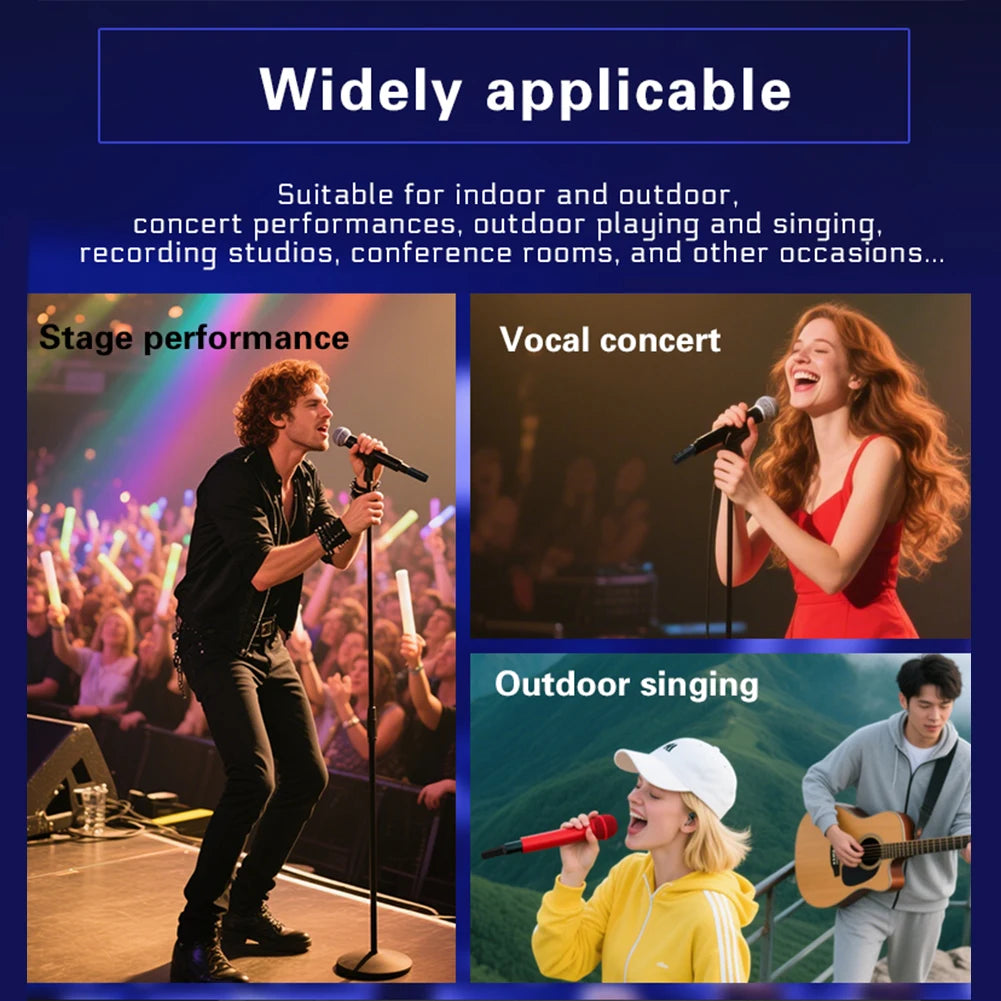 Wireless Microphone Converter UHF XLR Transmitter and Receiver Wired To Wireless System for Audio Mixer Dynamic Mic Electric Gui