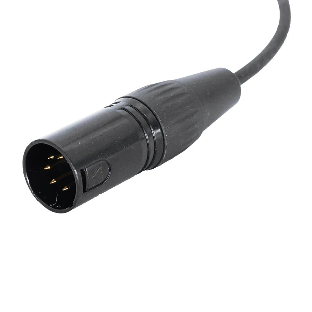 Aviation Headphone Cable GA Dual Plugs Male To XLR Female Converter BlackUniversal for Aviation Communication