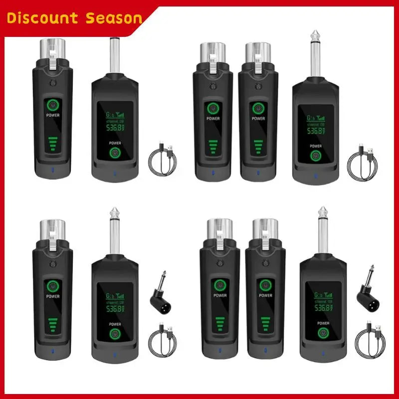 Wireless Microphone Converter UHF XLR Transmitter and Receiver Wired To Wireless System for Audio Mixer Dynamic Mic Electric Gui