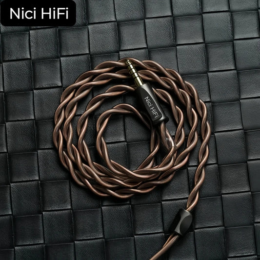 Nici HiFi-20 2 Core Headphone Cable For Dan Clark Audio Aeon Alpha Expanse Ether Stealth XLR 4.4mm 2m 3m Upgrade Balanced Cable
