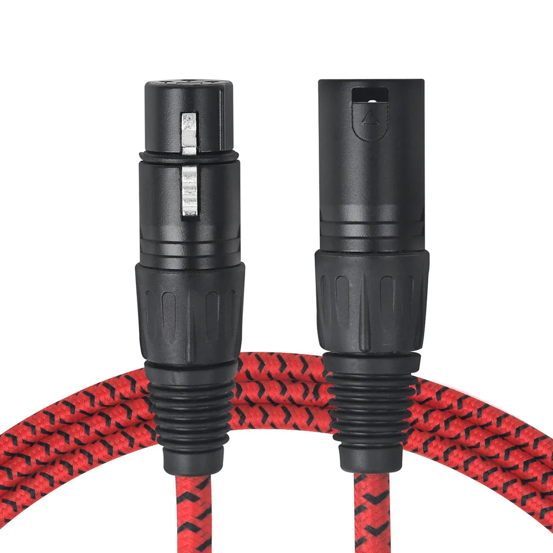 3M Microphone Audio Cable XLR Adapter Metal Snap Noise Canceling Braided Cable for Electric Acoustic Guitar Bass Portable Parts