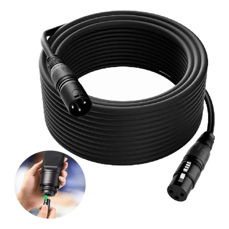 XLR Balanced Audio Cable,Microphone XLR Male to Female Audio Cable,3-Pin XLR Microphone Cable for Microphones,Preambles,Speaker