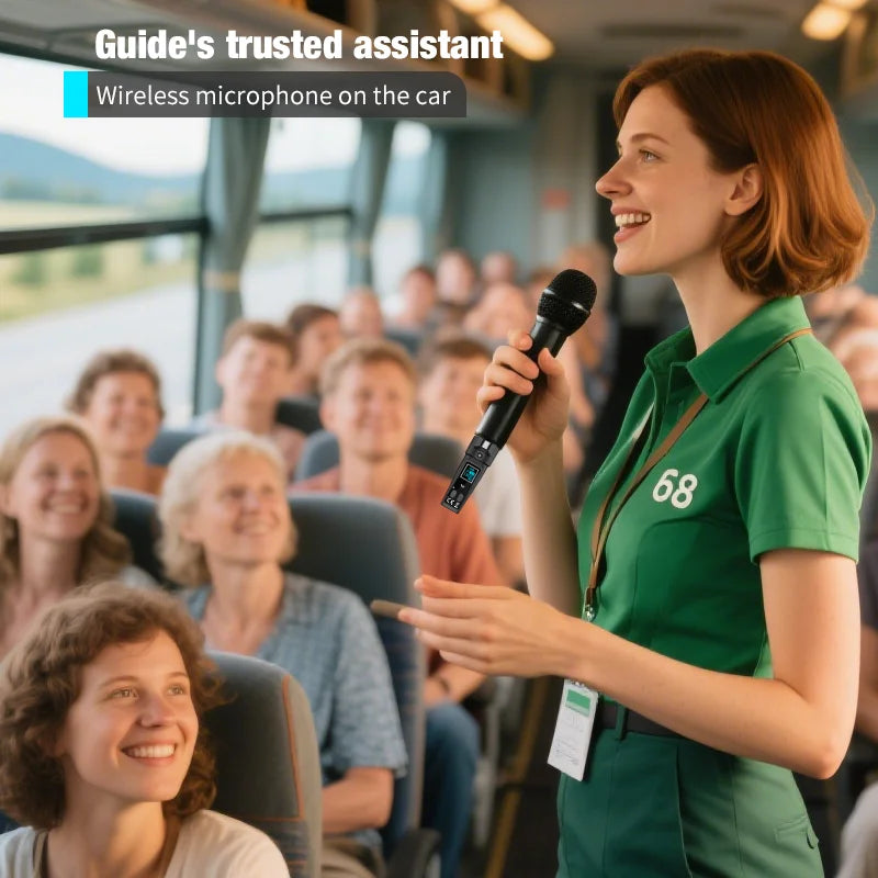 Professional Wireless XLR transmitter and UHF receiver wireless microphone system for BETA58 SM58 dynamic microphone audio mixer