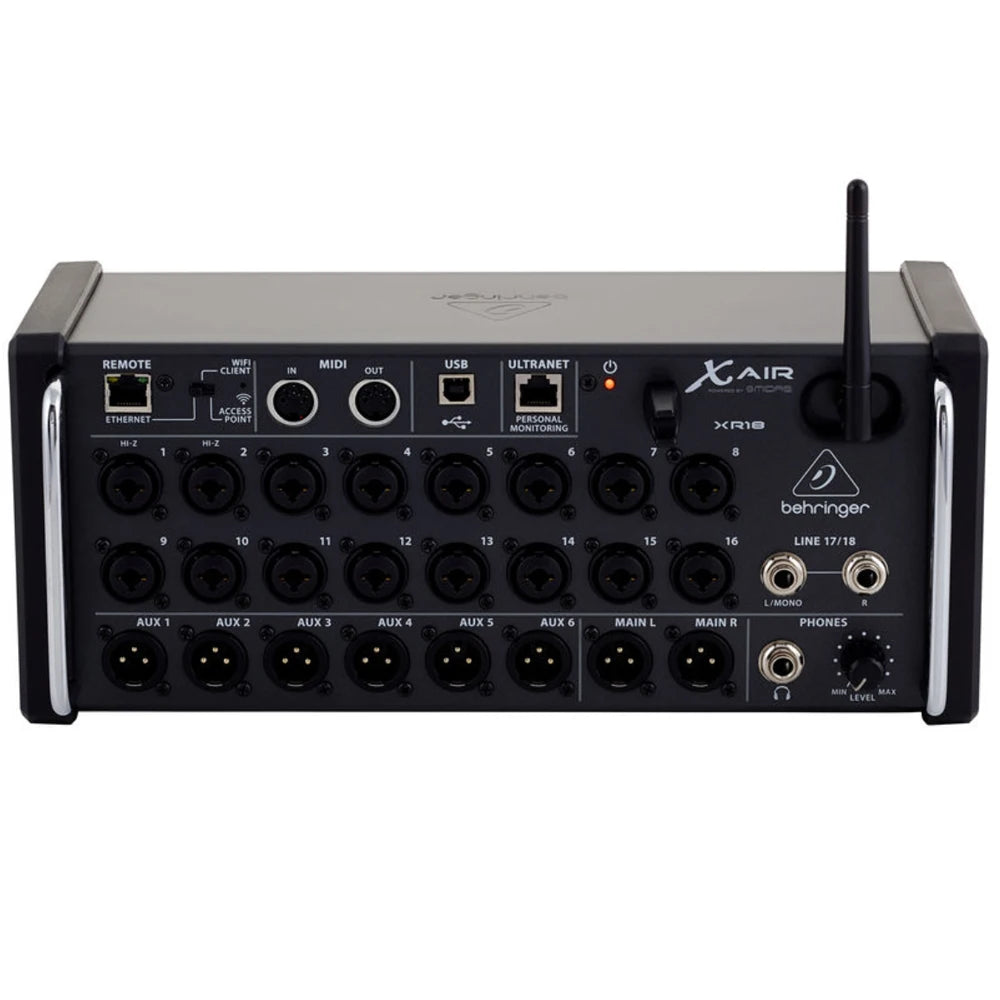 Behringer X Air XR18 Audio Mixer Console 18-channel Tablet-Controlled Digital Mixer