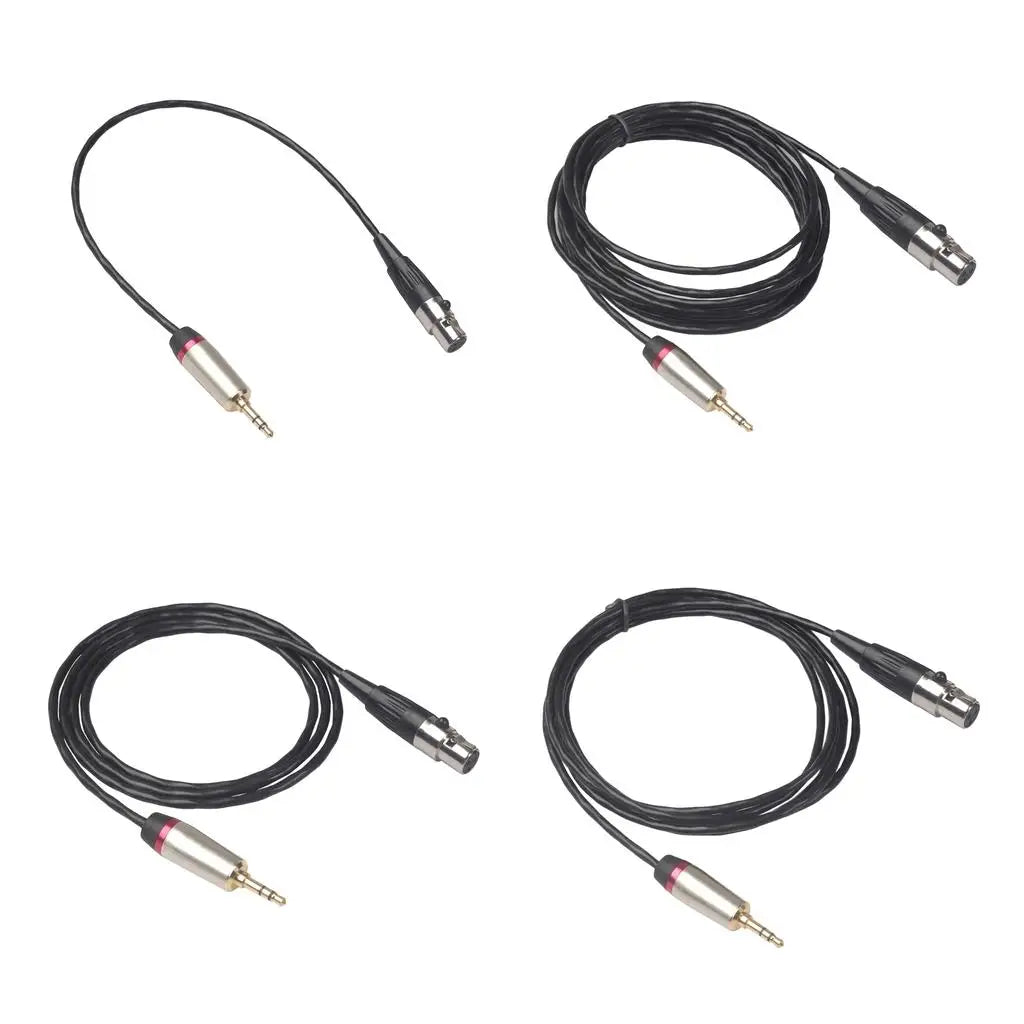 3.5mm Stereo Cable to XLR Female 3 Pin Male Interconnect Cable