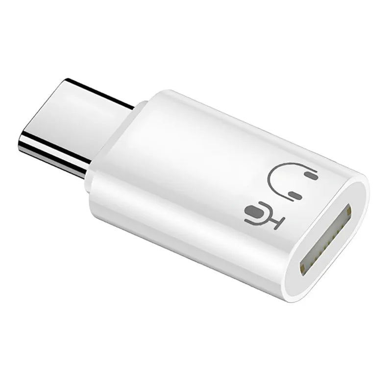 Lightning Female To Type C Audio Headphones Adapter for IPhone 17 16 15 Pro Max IPad MacBook IOS Aux OTG USB C USBC Converter