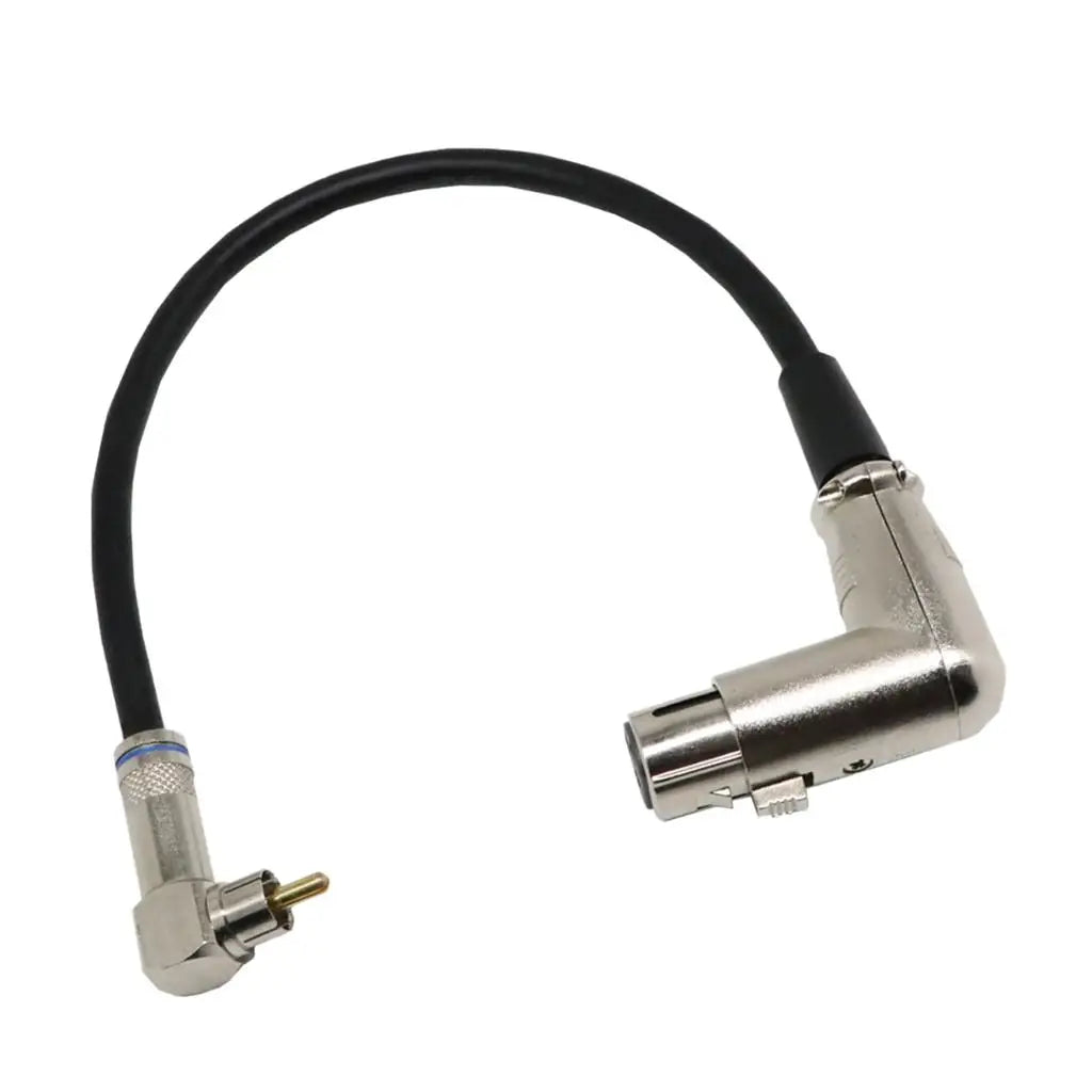 XLR to RCA Converter Premium 1ft Audio Cable Shielded for Mixing Console Speaker Amplifier Equipment