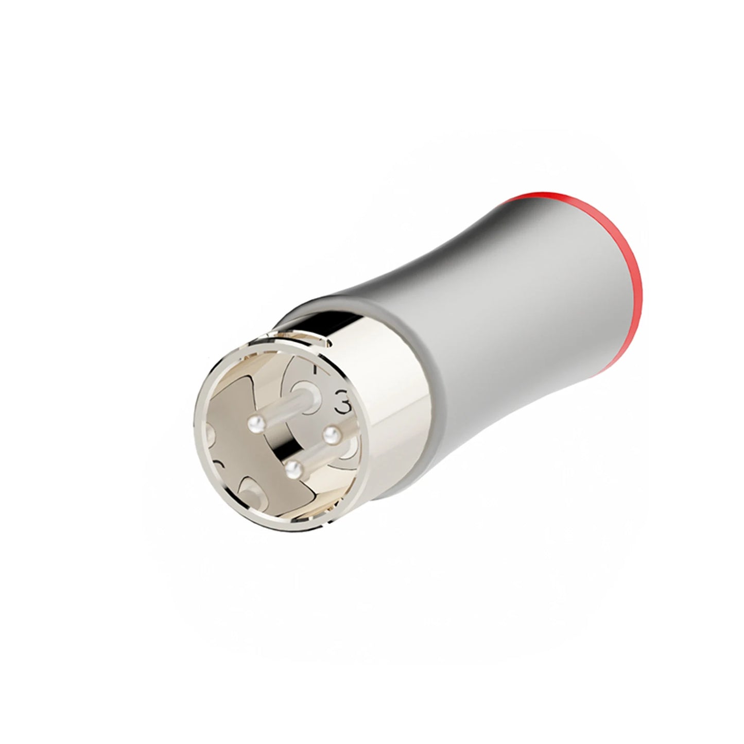 Pure Silver 3pin XLR Plug Monosaudio Connector 3PIN XLR Jack XMF711AG Hifi Audio MIC Cable Balance Connector Plug
