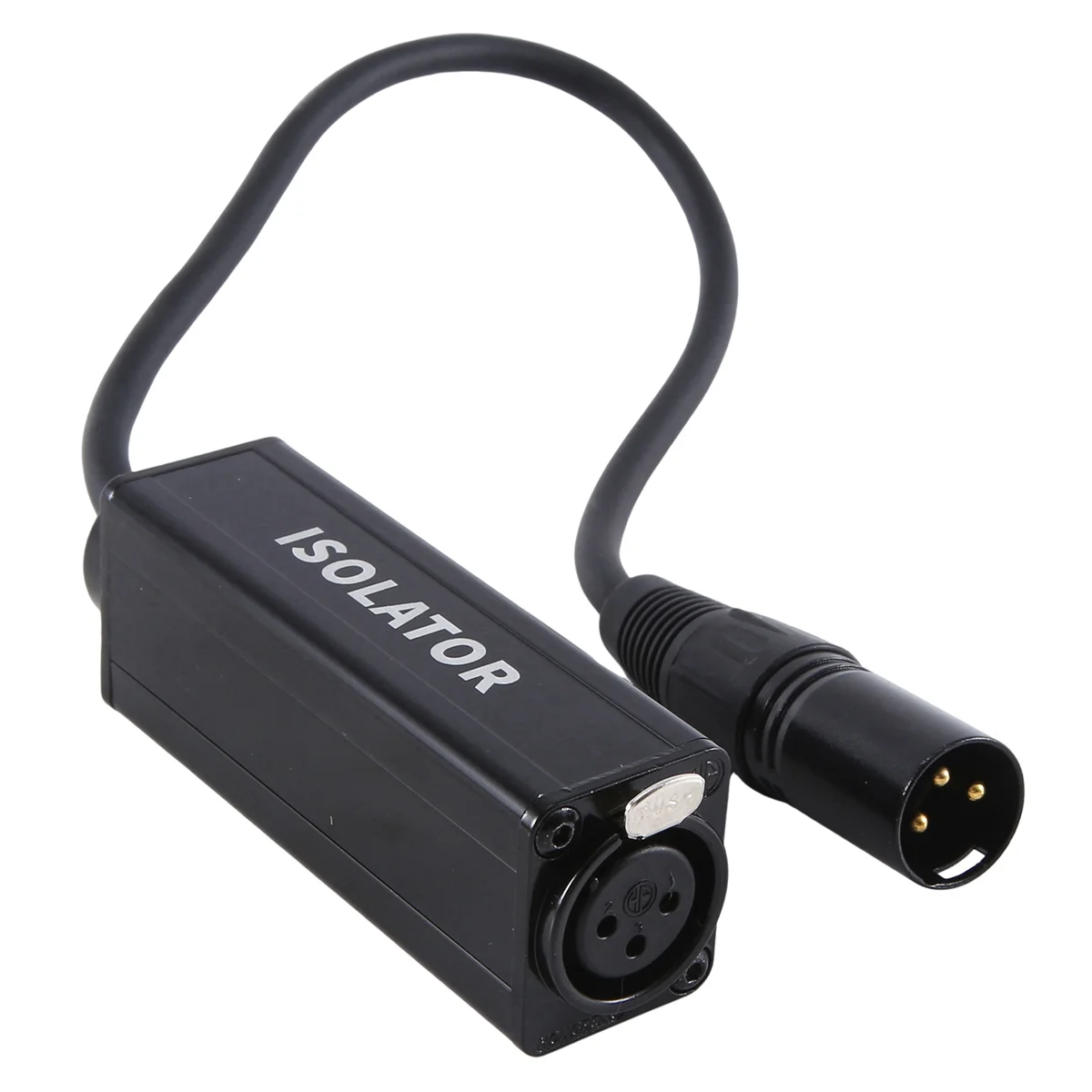 Audio Cable Isolator XLR Eliminates Noise Ground Loop Audio Isolator Current Sound Eliminates Noise, Female to Male XY