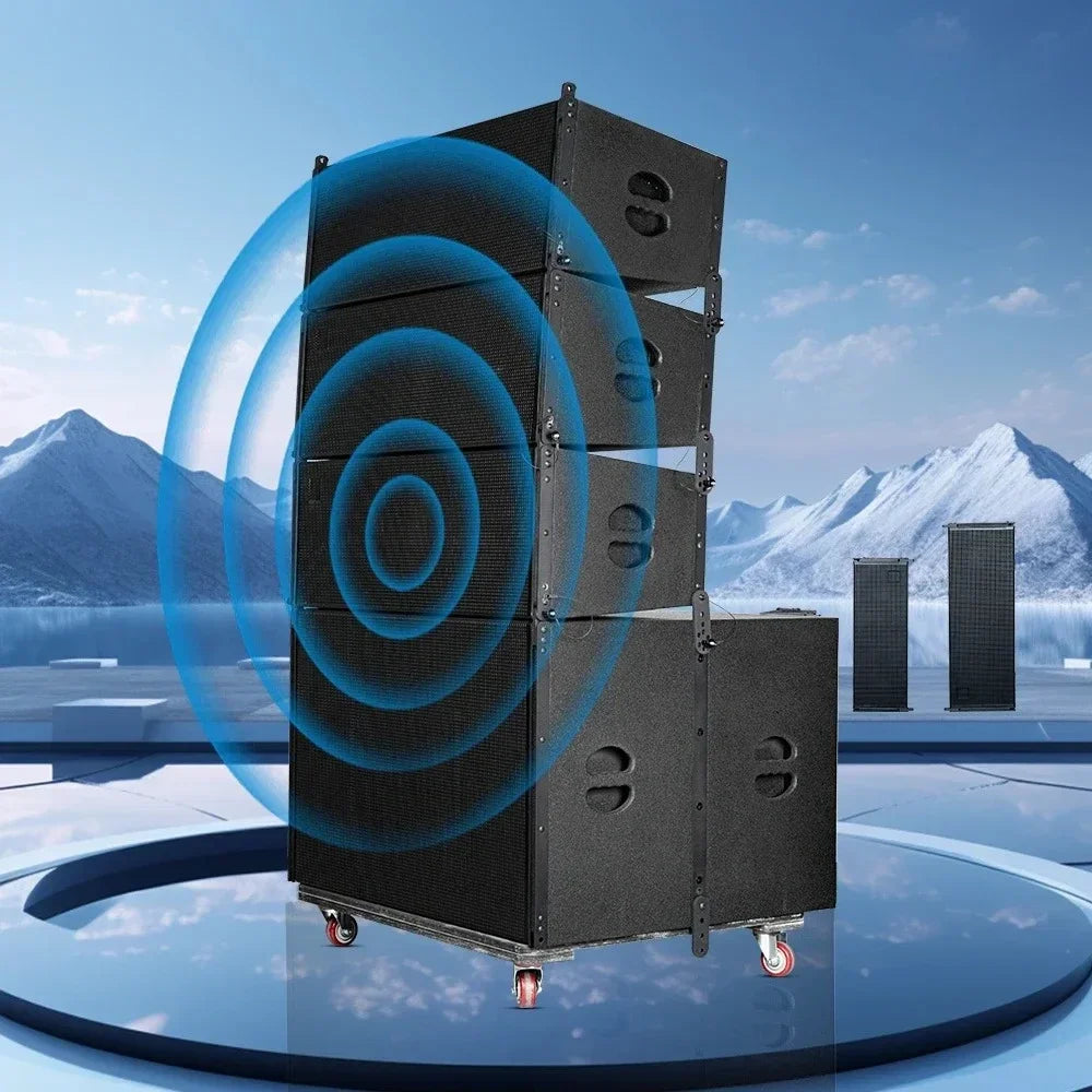 【Best-selling】Outdoor Concert Stage Active Line Array Speakers