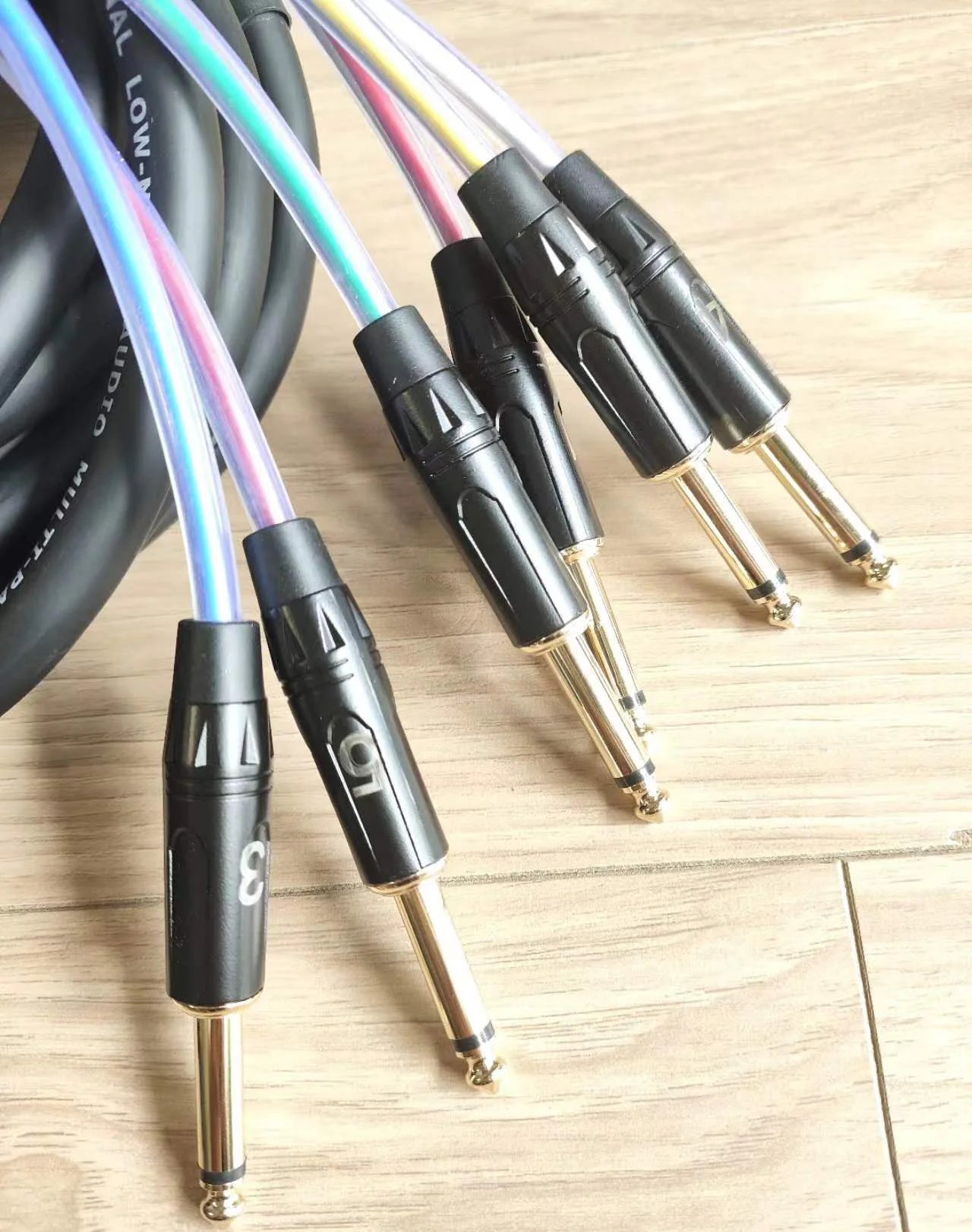 2 4 6 8 12 16 Channel 3 Pin XLR Cable Male To 6.5MM Professional Multi-Media Snake 6.35MM P10 Audio Extension Cord