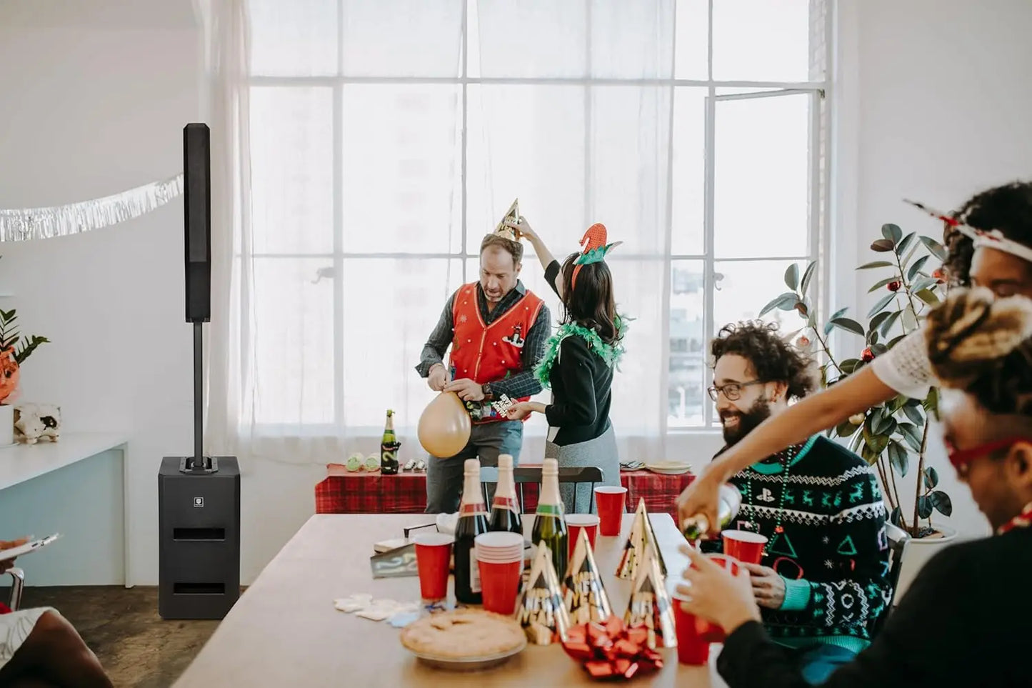 Proreck 800EX 12 -inch 800W Powered Speaker System, Equipped with TWS/Bluetooth, Array Speaker and 12 inch Subwoofer for Party,