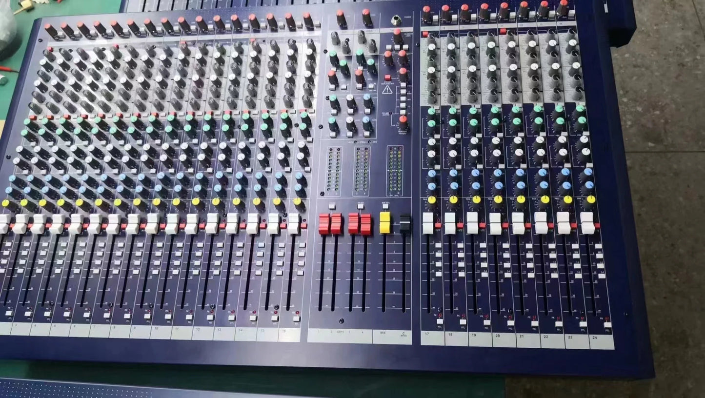 LX9-16/24/32 Channel Professional audio mixer 6aux 2 stereo audio mixing console GB30 MIC preamplfier stereo sound craft mixer