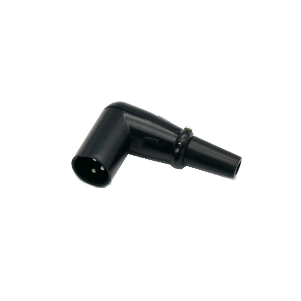 90 Degree Angle 3Pin XLR Male and Female Microphone Audio Cable Connector Metal Cannon Cable Plug Terminals 3Core XLR Mixer Plug