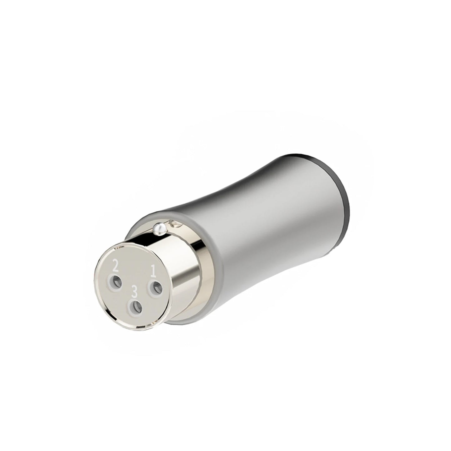 Pure Silver 3pin XLR Plug Monosaudio Connector 3PIN XLR Jack XMF711AG Hifi Audio MIC Cable Balance Connector Plug