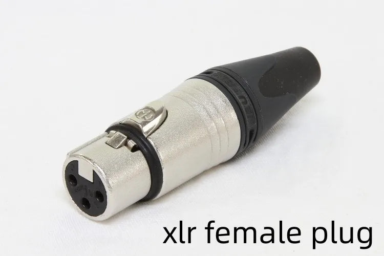 50PCS xlr plug connector 25PCS MXX Male or 25PCS 3FXX femelle Un ensemble 3 pin XLR Connecteur for DIY xlr cable