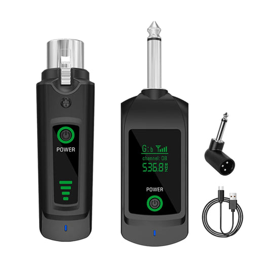 Wireless Microphone Transmitter Receiver Dynamic Handheld Microphone Instrument UHF XLR Adapter System Microphone Accessories