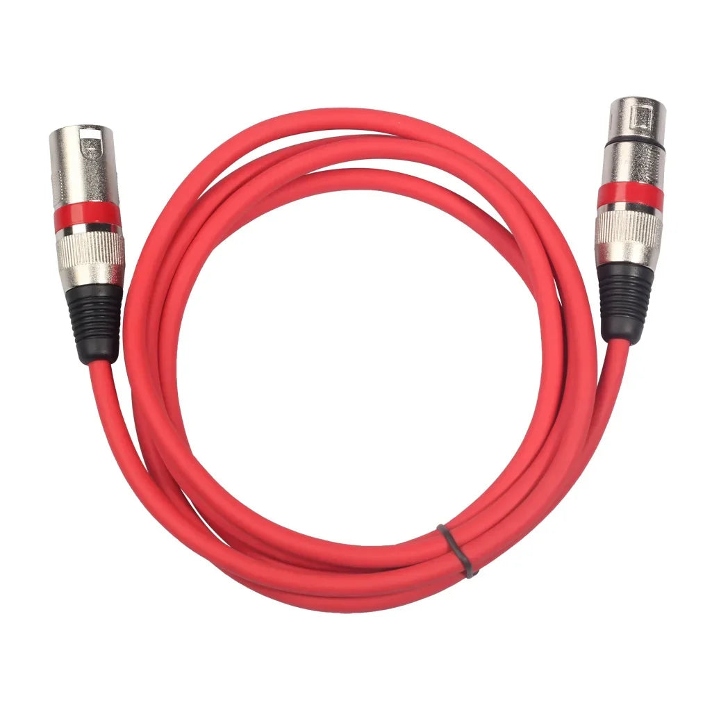 Microphone Sound Card with Canon Male To Female Mixing Console Microphone Color Large Three Core XLR Balanced Cable
