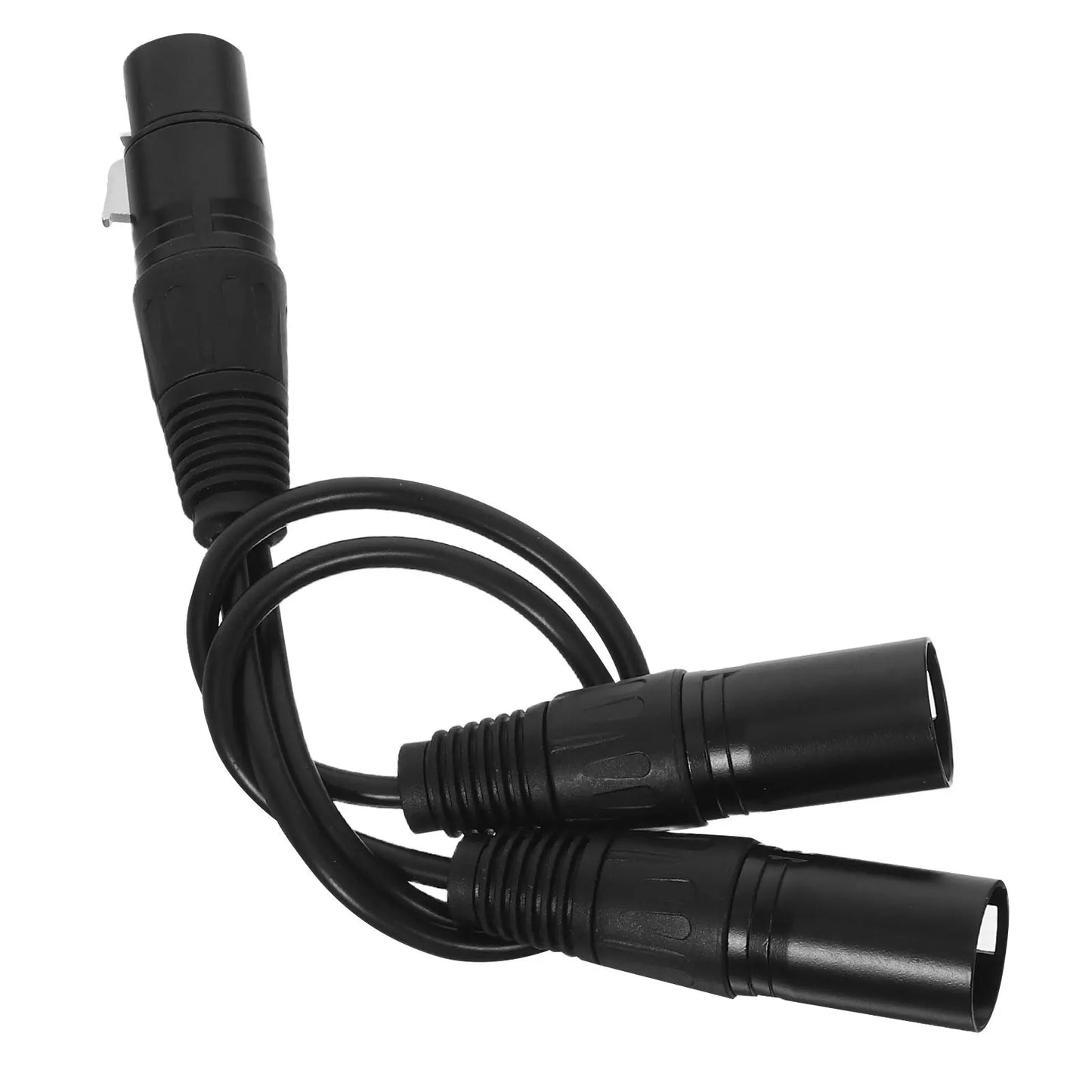 Xlr Male to Female Splitter Cable Balanced Microphone Adapter 1 Female 2 Male High Fidelity Noise Reduction Audio Cable for Live