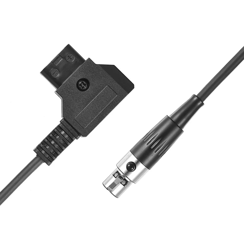 D-Tap Male to (Tinny)  XLR 4 Pin Cable Straight Cord 100cm Cable Length for VFM 5.6 D-Tap Male Power Cable