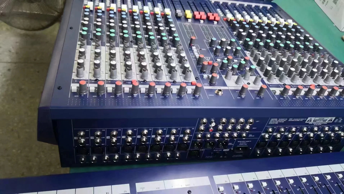 LX9-16/24/32 Channel Professional audio mixer 6aux 2 stereo audio mixing console GB30 MIC preamplfier stereo sound craft mixer