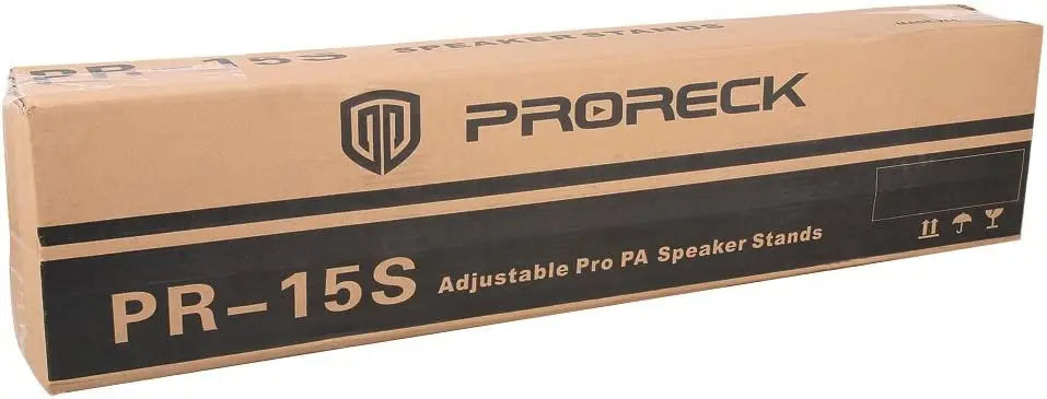 PRORECK Tripod Speaker Stands Pair for Dj/PA Speaker System Adjustable Height from 4 feet to 6 feet