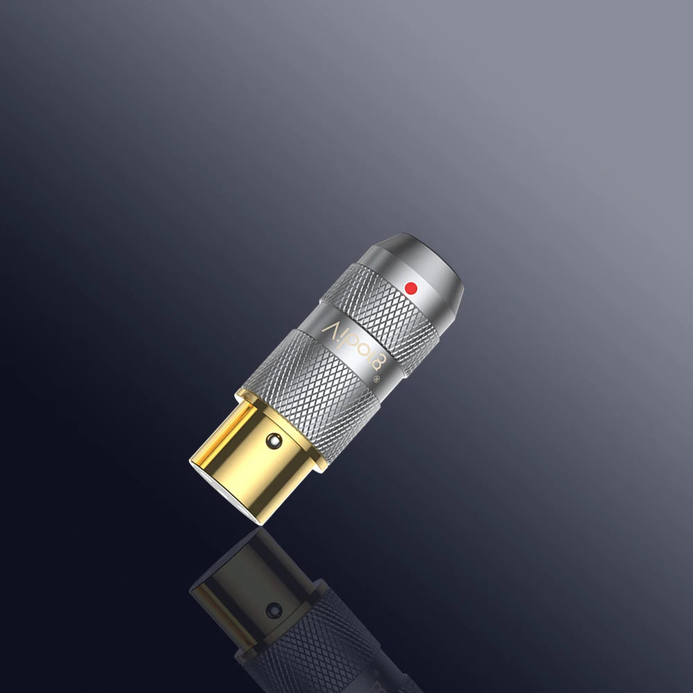 High Quality Viborg XF202G XM202G pure copper 24K Gold plated XLR male female Plug Hifi Audio Cable XLR Balance 3Pins Connector