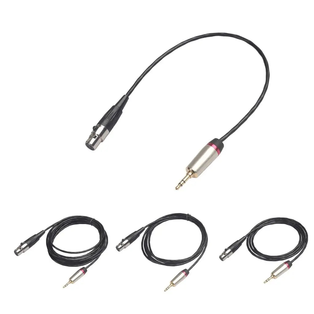 3.5mm Stereo Cable to XLR Female 3 Pin Male Interconnect Cable
