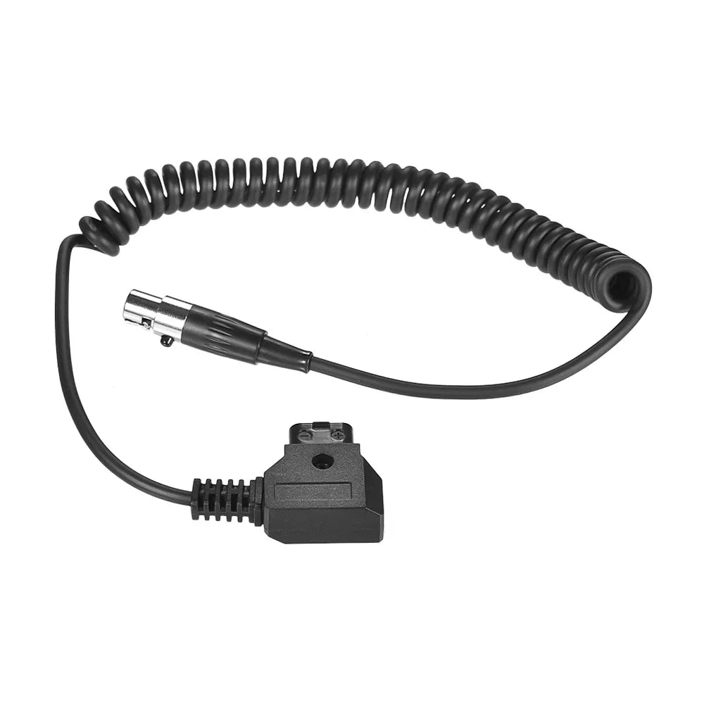 D-Tap Male to (Tinny)  XLR 4 Pin Cable Straight Cord 100cm Cable Length for VFM 5.6 D-Tap Male Power Cable