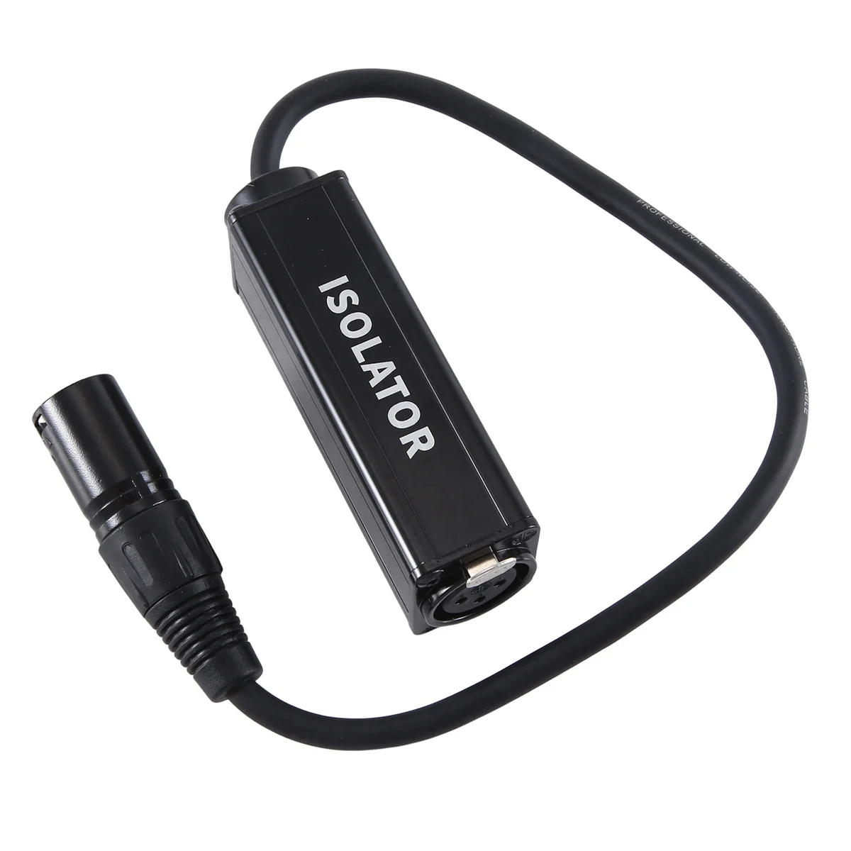 Audio Cable Isolator XLR Eliminates Noise Ground Loop Audio Isolator Current Sound Eliminates Noise, Female to Male XY