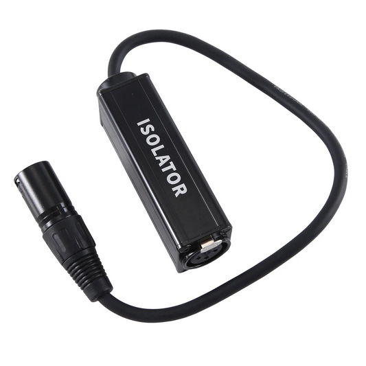 Audio Cable Isolator XLR Eliminates Noise Ground Loop Audio Isolator Current Sound Eliminates Noise, Female to Male XY